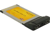 Delock PCMCIA Adapter CardBus to 2x USB 2.0 (61604)